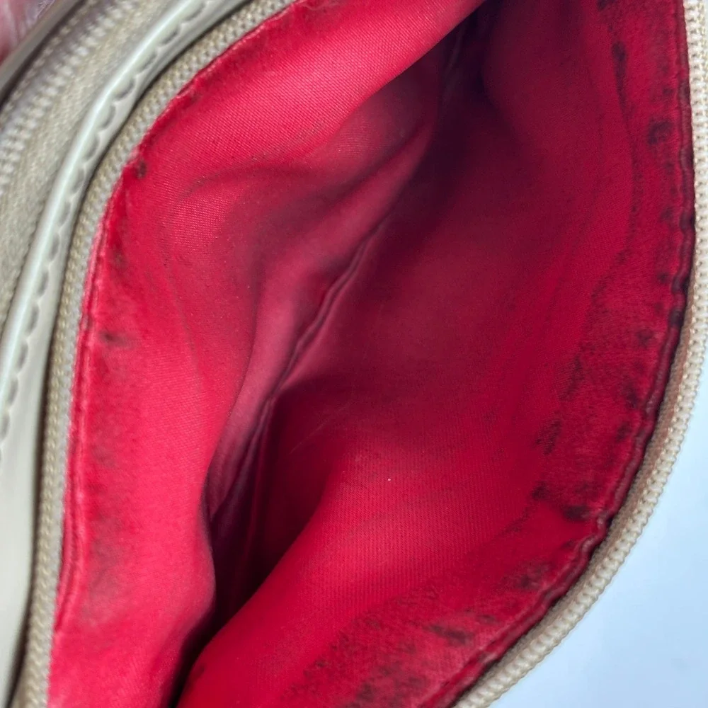 Coach Wristlet‎ Women Small Multicolor Poppy Graffiti Signature C Double Zip Y2K